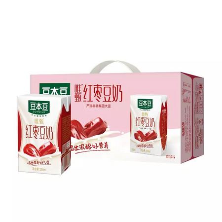 88VIP：豆本豆 唯甄红枣豆奶 250ml*24盒 *2件 +凑单品