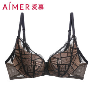 高端内衣品牌 爱慕 3/4无托中厚模杯文胸