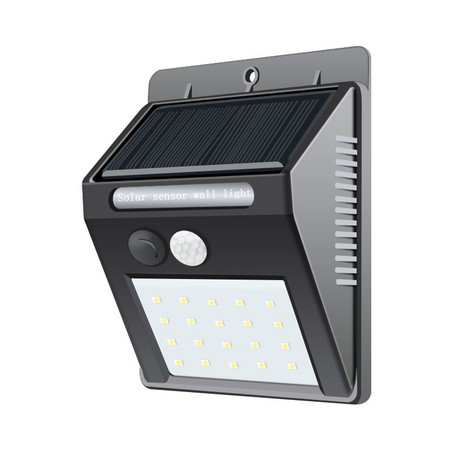 HRSEDZ 太阳能柱头壁灯 庭院灯 2-3W