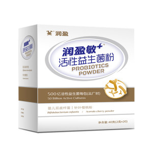 润盈 敏+ 活性益生菌冻干粉 2g*20袋 2000亿益生菌