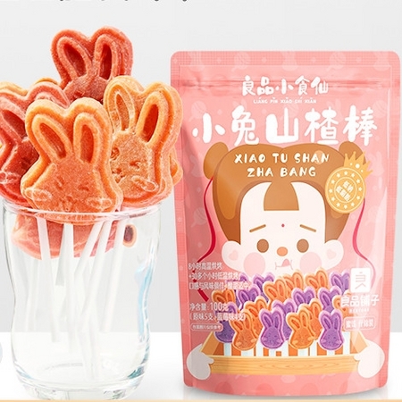 良品小食仙 小兔山楂棒 100g*2袋