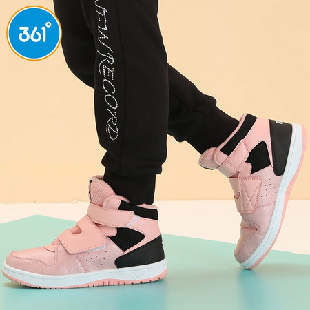 361° 儿童高帮加绒板鞋