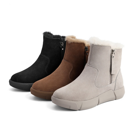 BeLLE 百丽 78028DD0 女士雪地短靴