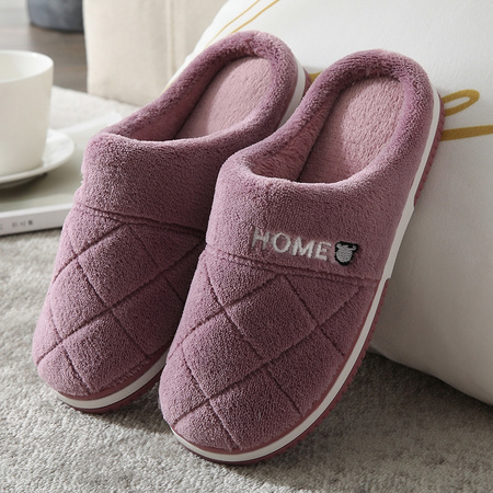 欣尚雪 12224 女士保暖棉拖鞋