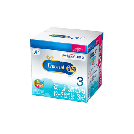88VIP：MeadJohnson Nutrition 美赞臣 荷兰版铂睿 婴幼儿奶粉 3段 1500g/盒 *2件