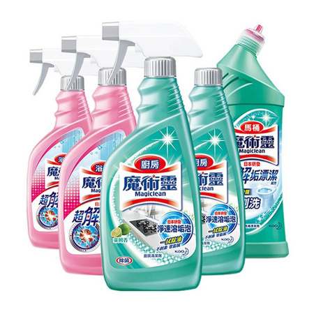 88VIP：Kao 花王多功能清洁剂 5瓶装 *3件