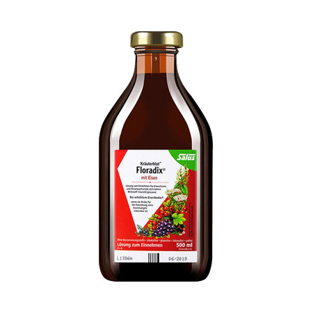 88VIP：Salus Floradix iron 铁元 补铁补气补血营养液 500ml