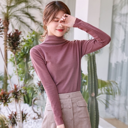 朵梵沃 女士高领打底保暖上衣 1件