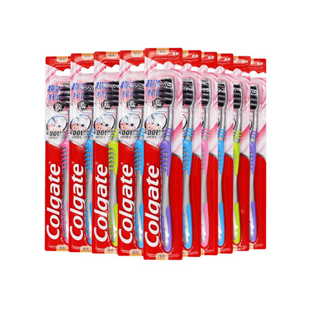 Colgate 高露洁 超洁纤柔牙刷 10支