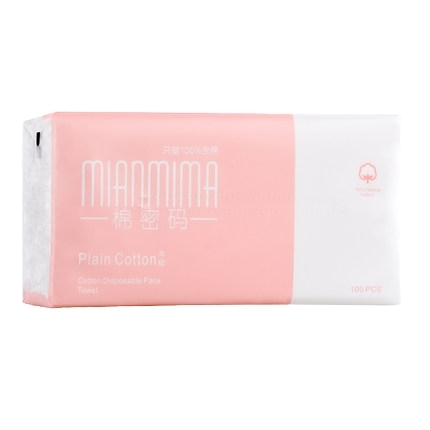 棉密码 抽取式棉柔洗脸巾 100抽