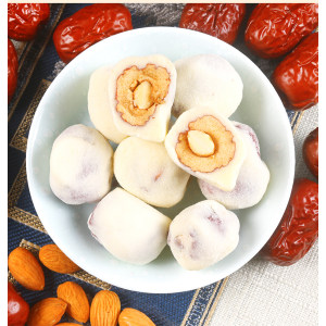 新疆特产 巴旦木夹心 奶酪枣 125g*2件 14.8元包邮