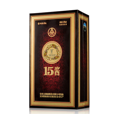 五粮液 53度15酱酱香型白酒（50版）顶级款 500ml