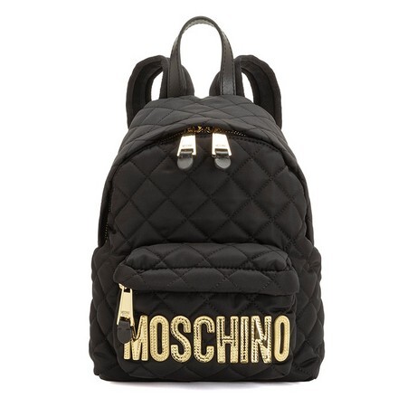 超值双12、88VIP：MOSCHINO 莫斯奇诺 76088201 女士尼龙双肩背包