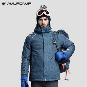  Amurcamp 男女加厚滑雪棉服 充绒240克 1.5万防水 164元包邮