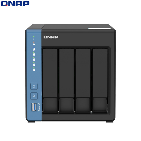QNAP 威联通 TS-451D 4盘位 NAS网络存储（J4025、6GB）