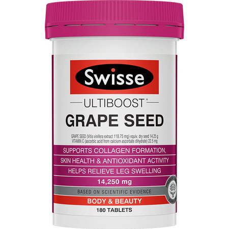 88VIP：Swisse 瑞思 葡萄籽精华片 180粒