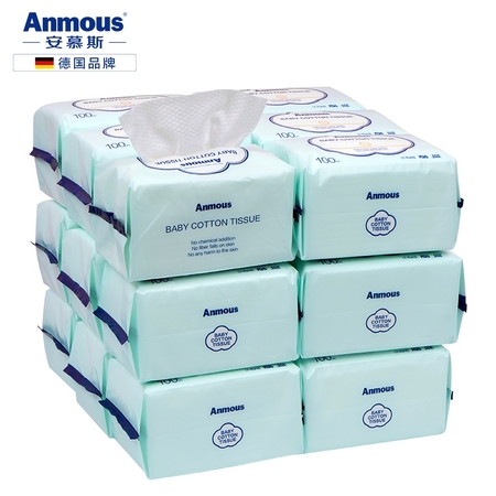 Anmous 安慕斯 婴儿手口专用宝宝棉柔巾 18包 *2件