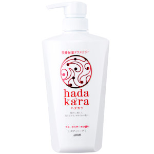 日本原装进口 LION狮王 百花香型高保湿沐浴露 500ml 持久留香