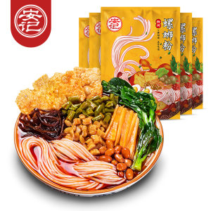 安记 柳州螺蛳粉 300g*5包 29.9元包邮