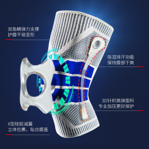 专业运动护膝 2支 保护运动跑步半月板损伤