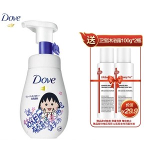京东PLUS会员、再降价： Dove 多芬 润泽水嫩洁面泡泡 160ml（赠卫宝沐浴乳100g*2） *4件