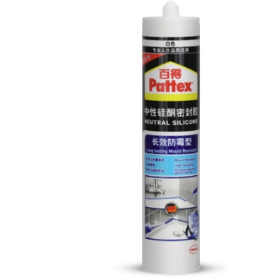 Pattex 百得 中性硅酮密封胶 单支装（白色）