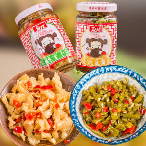 龙共 萝卜干下饭菜酸豆角2瓶