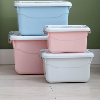 京东PLUS会员、移动专享：欧缔兰 塑料收纳箱 10L*3箱 3色可选