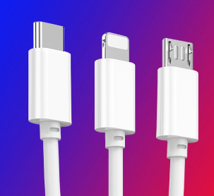 都芝 苹果/安卓数据线 白色 1米