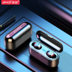 夏新 F9蓝牙耳机 磁吸感应充电仓 3电量显示 14.9元狂欢价