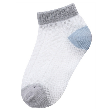 丹拉迪 儿童纯棉透气短袜 5双