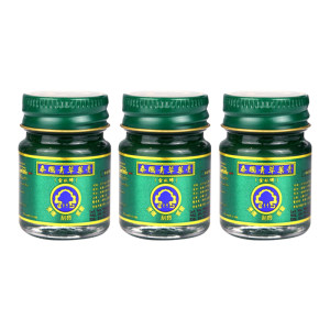 泰国万金油 Napattiga 青草膏15g*3瓶 防蚊/跌打损伤 44.9元包邮
