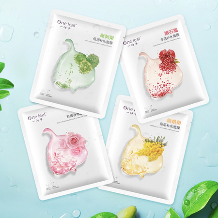 one leaf 一叶子 嫩花果玻尿酸补水面膜 20片