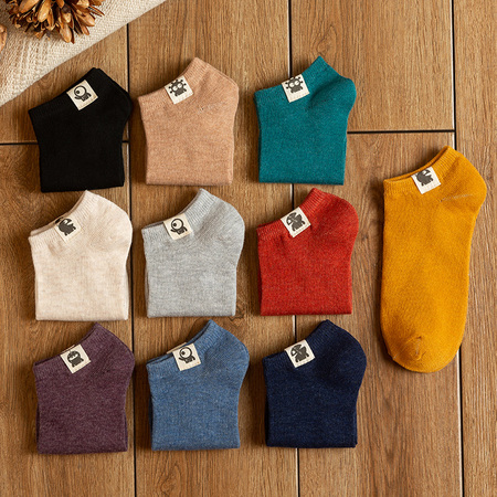 芷初 夏天薄款透气男士短袜 10双装