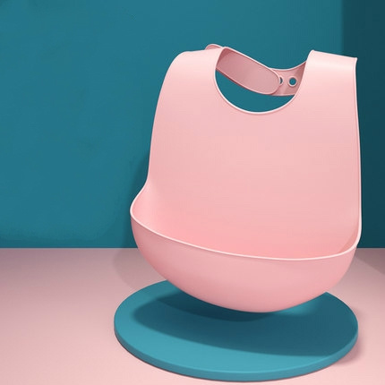 嘟比 婴儿硅胶吃饭围兜