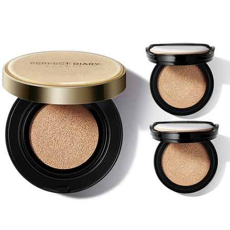 聚划算百亿补贴：Perfect Diary 完美日记 光感持妆气垫霜 正装+替换装*2