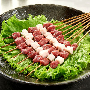 上合峰会指定羊肉 牛穆穆 宁夏盐池滩羊肉串 4斤/130串