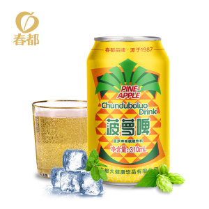 春都 菠萝啤 0酒精 酒味汽水 310ml*12罐