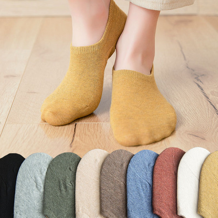 青棉人 QMR-09X3 女士短袜 7双装