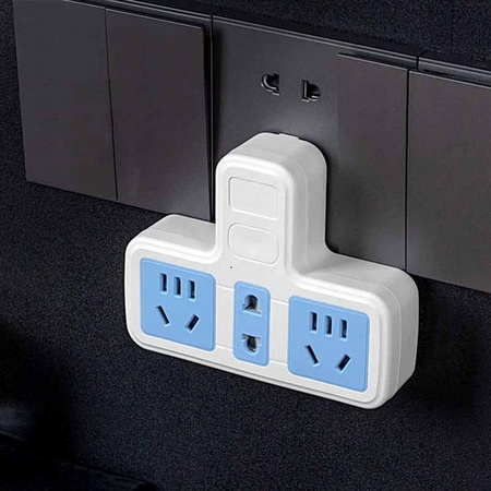 驰伟 家用转换器插头 一转三位