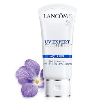 LANCOME 兰蔻 Aqua Gel 轻透水漾防晒乳 30ml +赠粉水50ml+防晒10ml