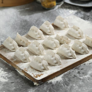 浩大极鲜 鳕鱼韭菜水饺 进口鳕鱼肉 208g*8袋/共80个 68元包邮