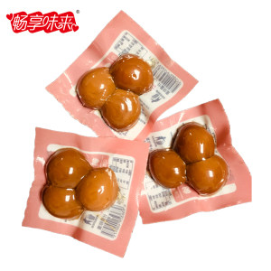 畅享味来 盐焗鹌鹑卤蛋 3枚*10袋*2件 19.9元包邮