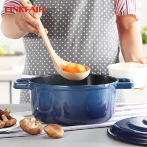 国内不锈钢厨具第一品牌 凌丰 珐琅铸铁锅 22cm/3.6L