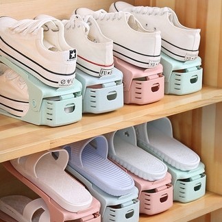 麦天 鞋子收纳架 可调节 8个