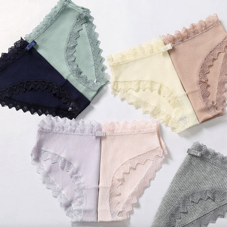 移动专享：Bejirog 北极绒 BKCX35504 女士内裤 5条装