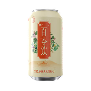 靖福临 0脂肪 百苓饮植物饮料 310ml*4瓶 润肺止咳养生