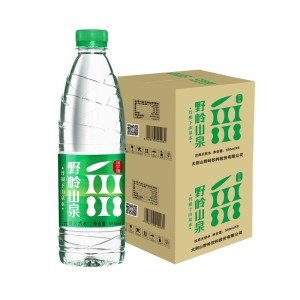 野岭 剐水 天然弱碱性竹根山泉水 550ml*9瓶*2箱