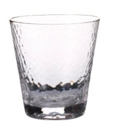 绚青 锤纹玻璃杯 295ml