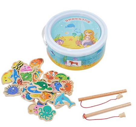 再降价：DALA 达拉 儿童钓鱼玩具 20鱼+1杆 盒装